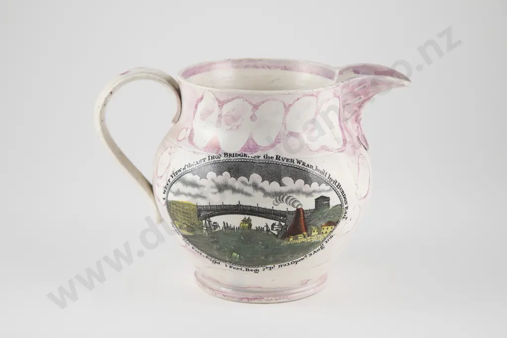 Mid C19th Sunderland Lustre Jug Image 1++