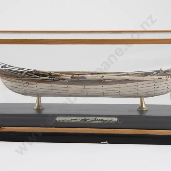A Bone Made Model Of A New Bedford Whaleboat