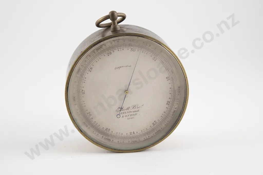 Compensated Aneroid Barometer By Elliott Brothers London Image 1++