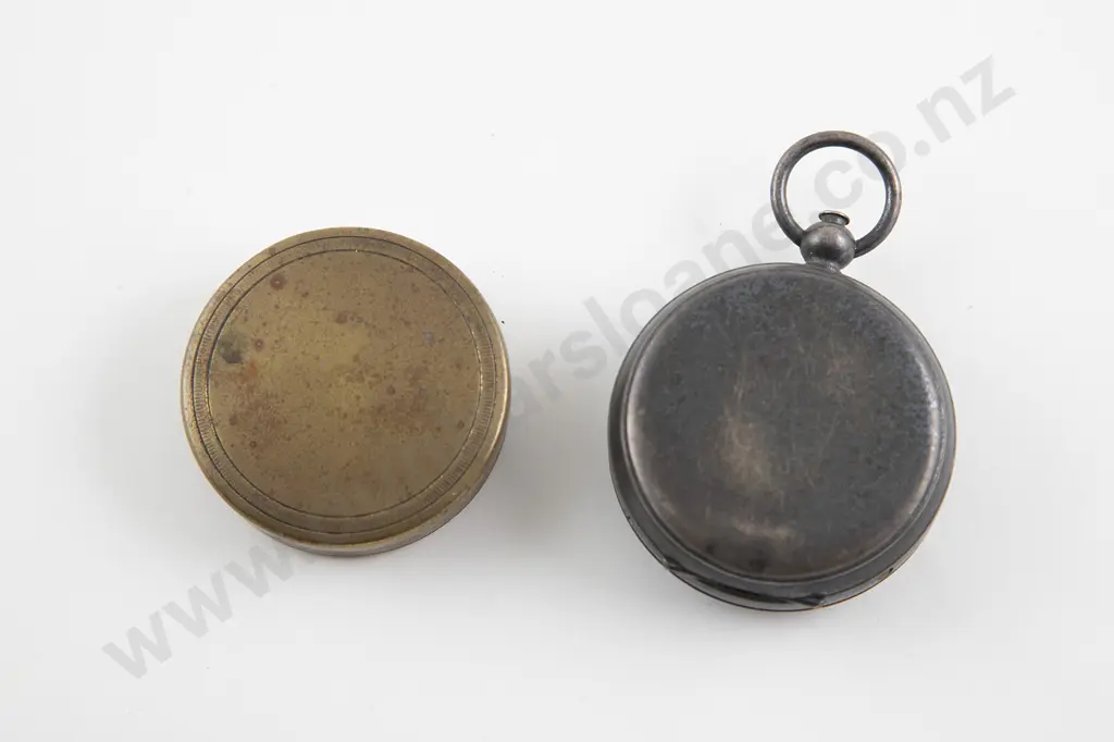 Two Small Pocket Compasses Image 1++