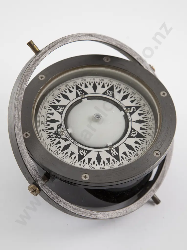 Ships Compass By Saura Keiki Seisakusho co Ltd Tokyo Japan Image 1++