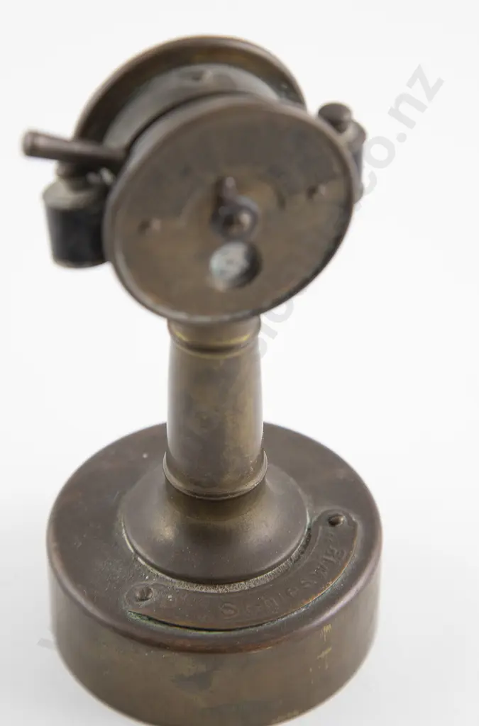 Vintage German Miniature Brass Ships Telegraph Cigar Cutter Image 1++