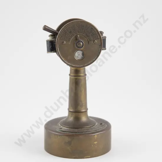 Vintage German Miniature Brass Ships Telegraph Cigar Cutter