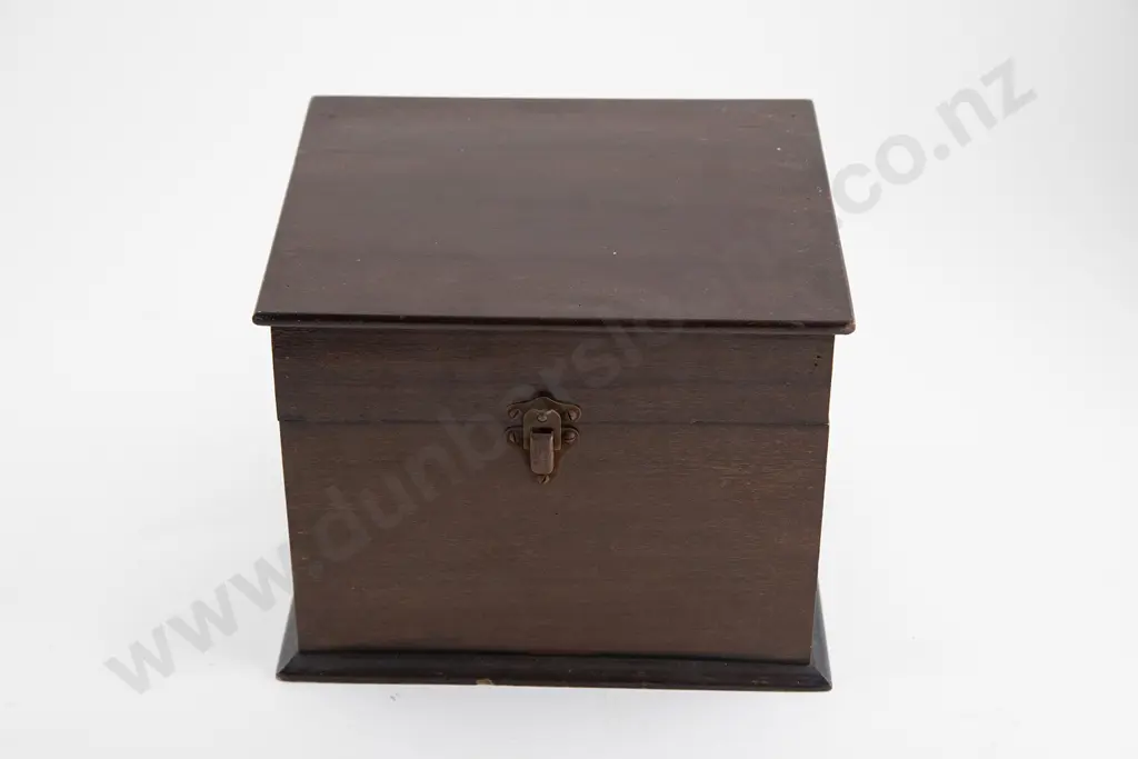 Vintage Mahogany Cased Crystal Wireless Radio Receiver Image 1++
