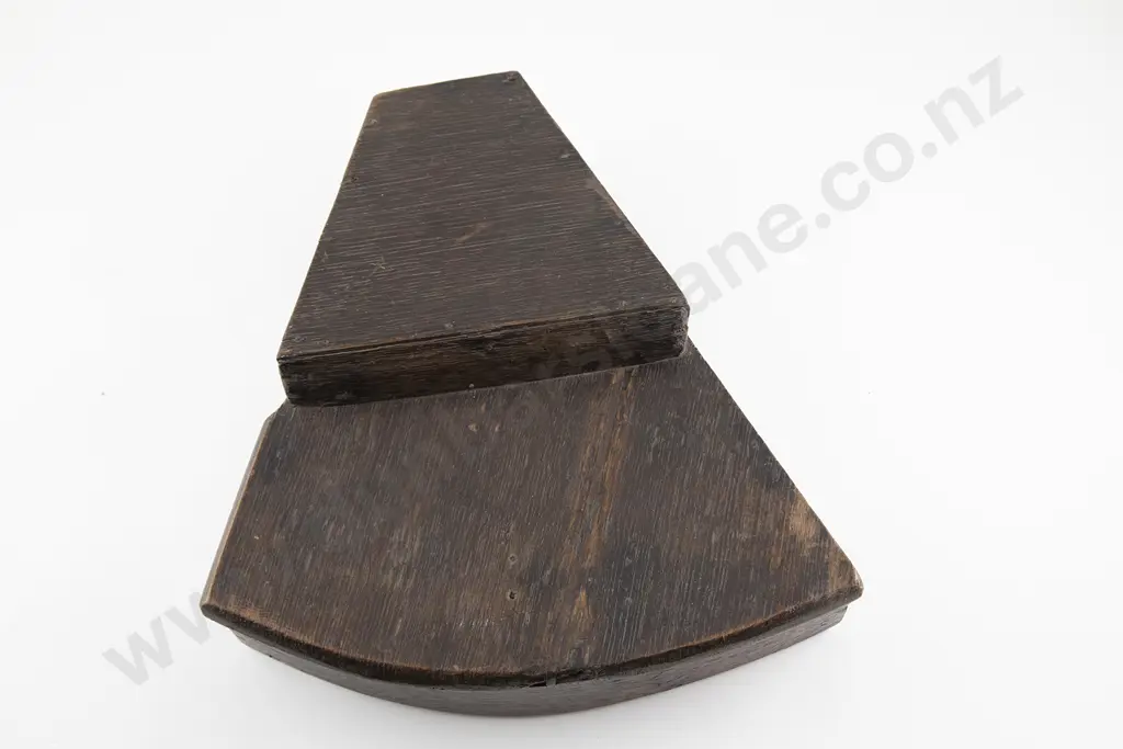 C19th Oak Cased Radius Octant By Norie & Co London Image 1++