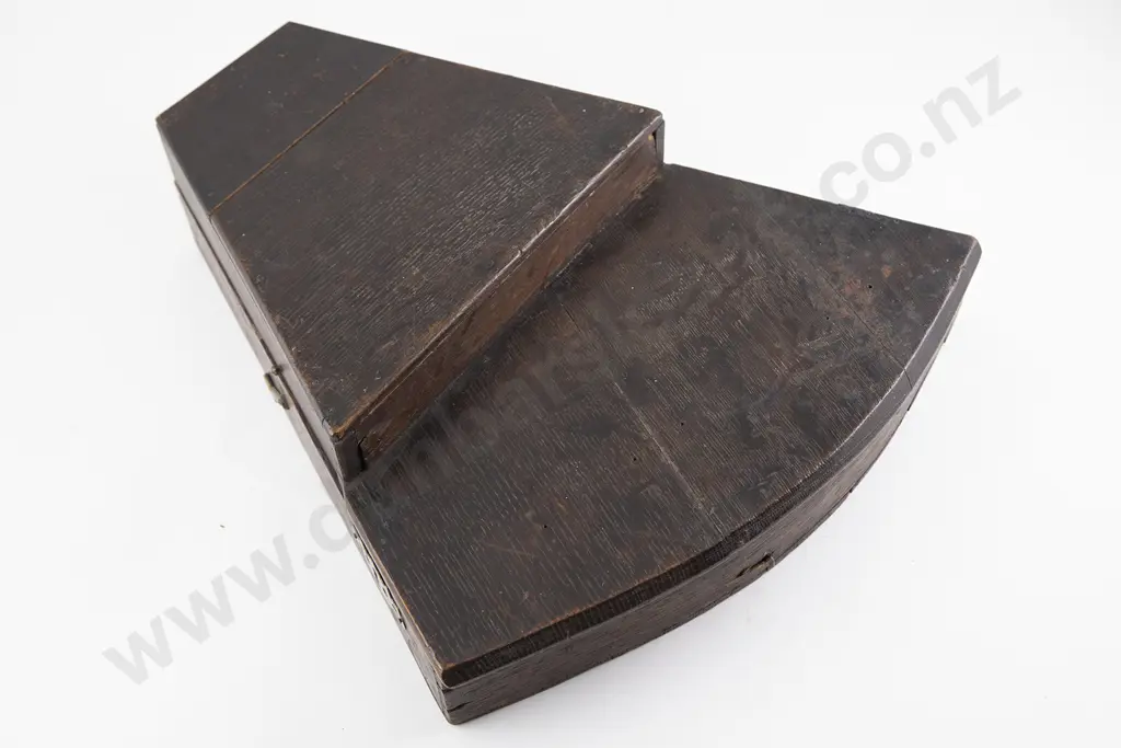 C19th Oak Cased Octant By Ripley & Son London Image 1++