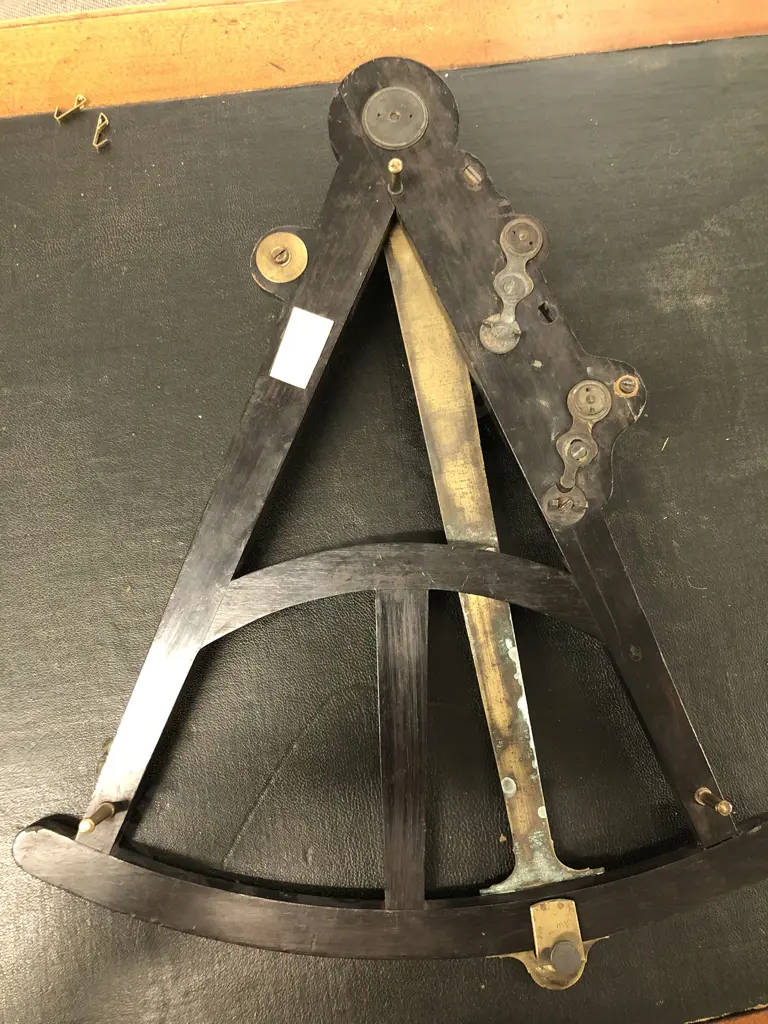 C19th Ebonised Radius Octant Image 1++