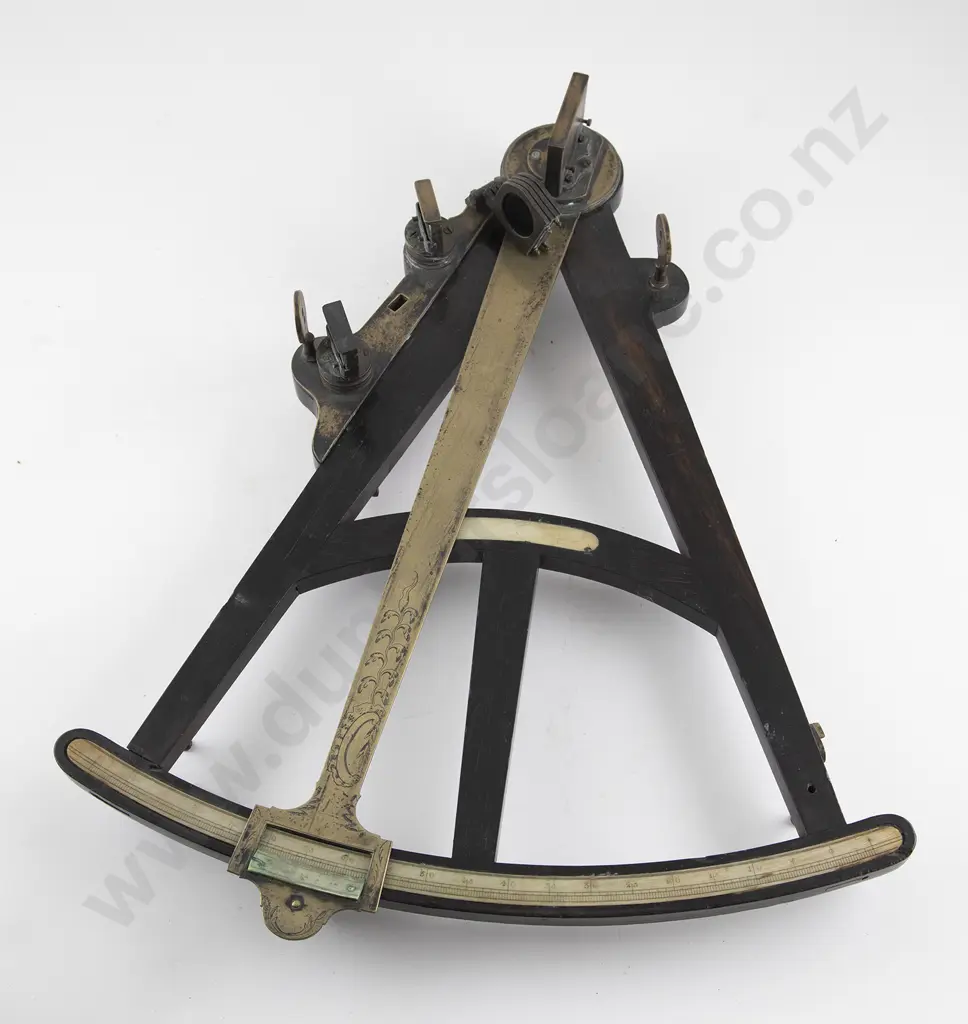 C19th Ebonised Radius Octant Image 1++
