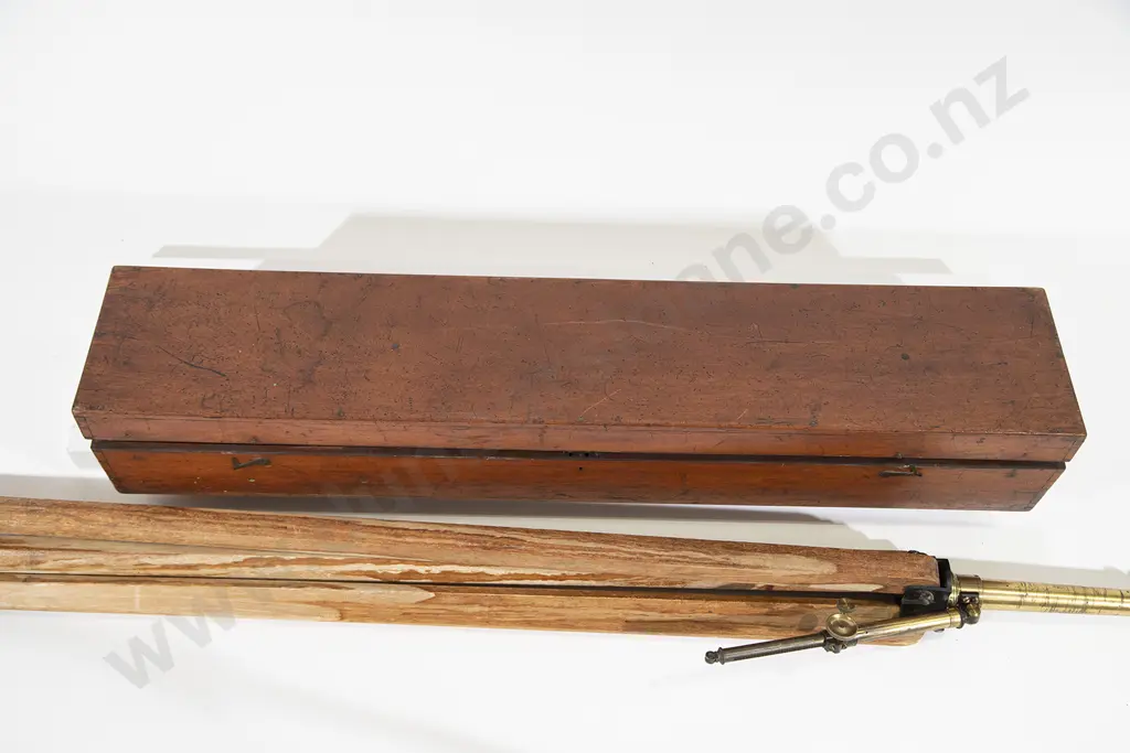 Large Vintage Brass Telescope By Broadhurst Clarkson & Co London Image 1++
