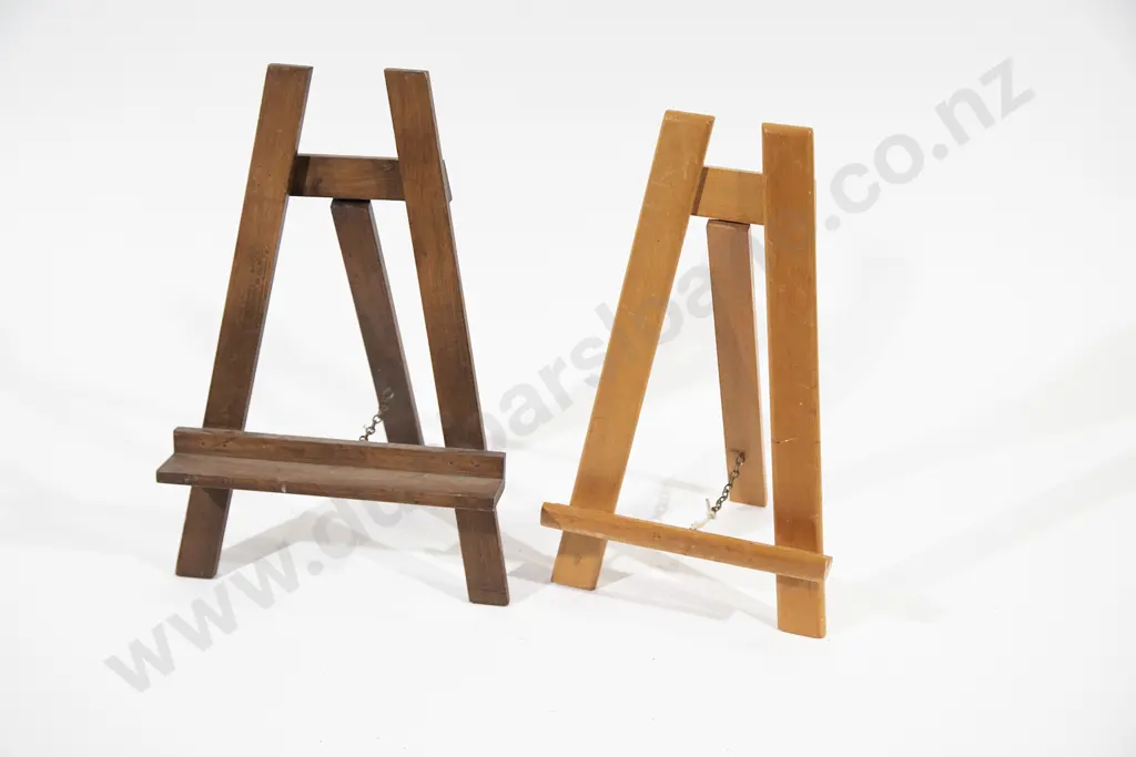 Two Small Wooden Easels Image 1++