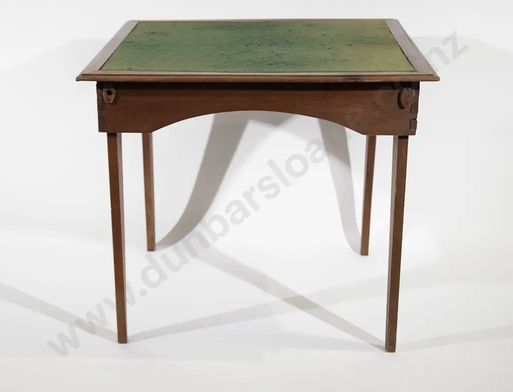 Late Vict/Edw Ships Card Table Image 1++