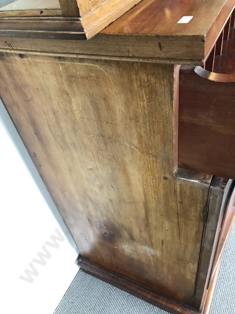 C19th Mahogany Ships Secretaire Map Chest Image 1++