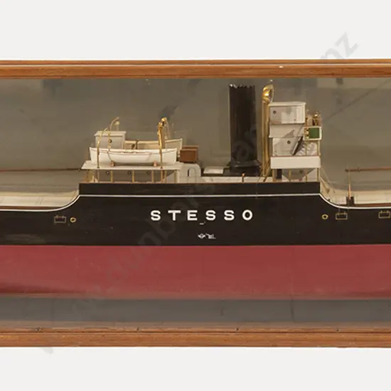 A Large Model Of The Screw Steamer Stesso