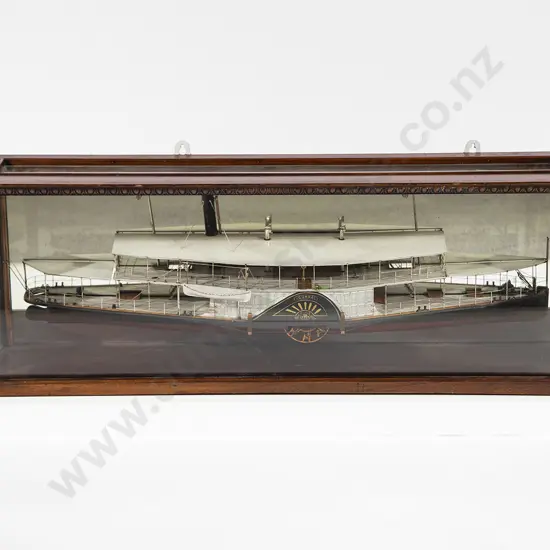 Model Of The Paddle Steamer Conda