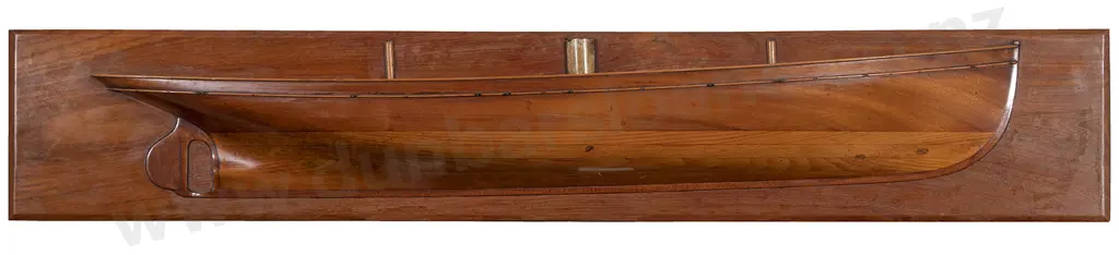 Half Hull Model Of A Ship Image 1++