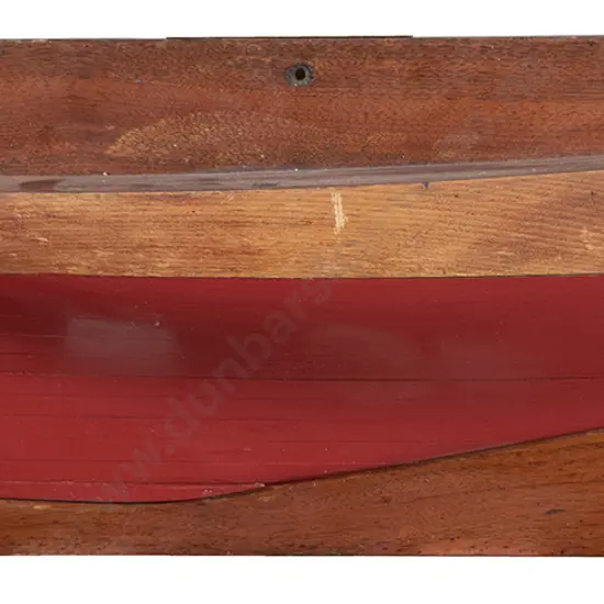 Half Hull Wooden Model