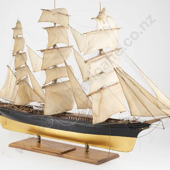 Model Of The Full Rigged Tea Clipper Caliph