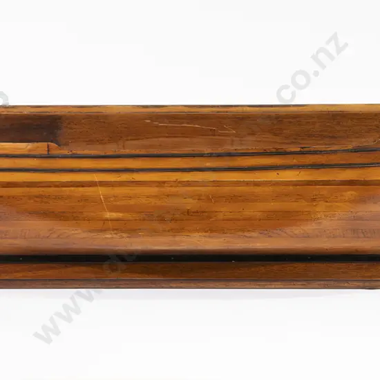 Half Hull Model Of The Brig Anonyma