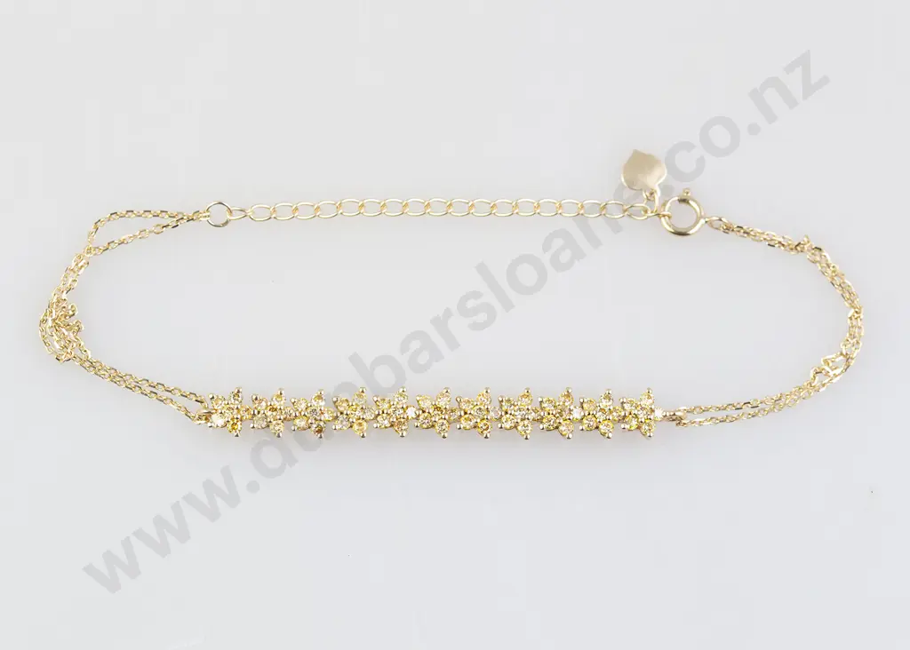 10ct 66stone Diamond Bracelet Image 1++