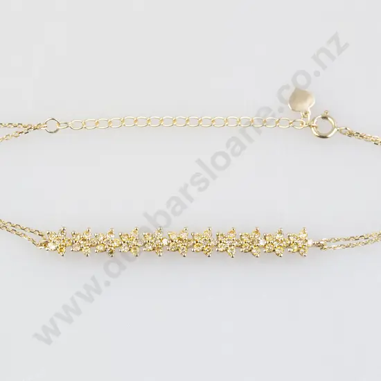 10ct 66stone Diamond Bracelet
