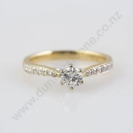 18ct Solitaire Diamond Ring