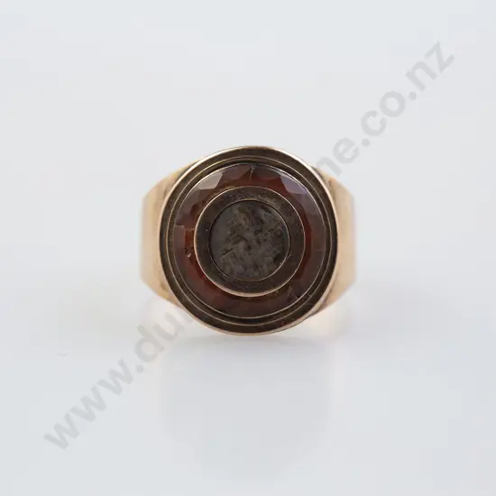 Victorian 9ct Morning Ring
