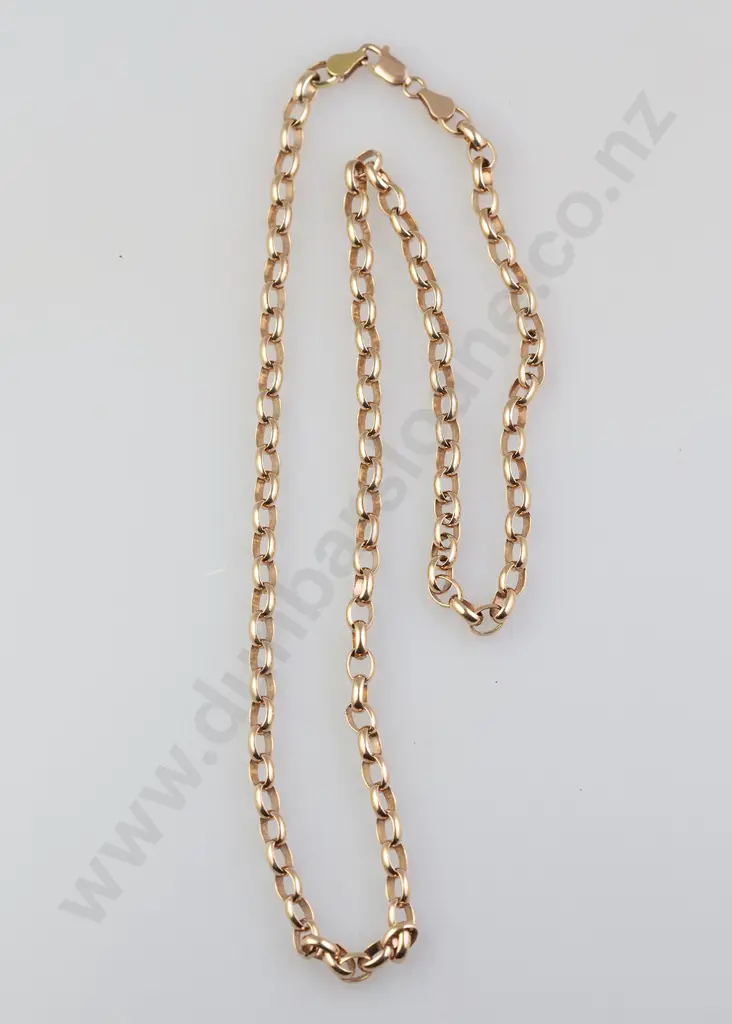 9ct Trace Link Neck Chain Image 1++