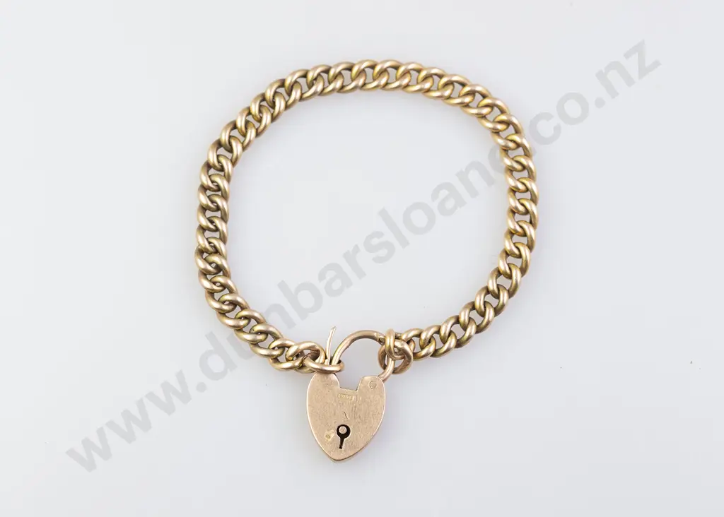 9ct Curb Link Bracelet Image 1++