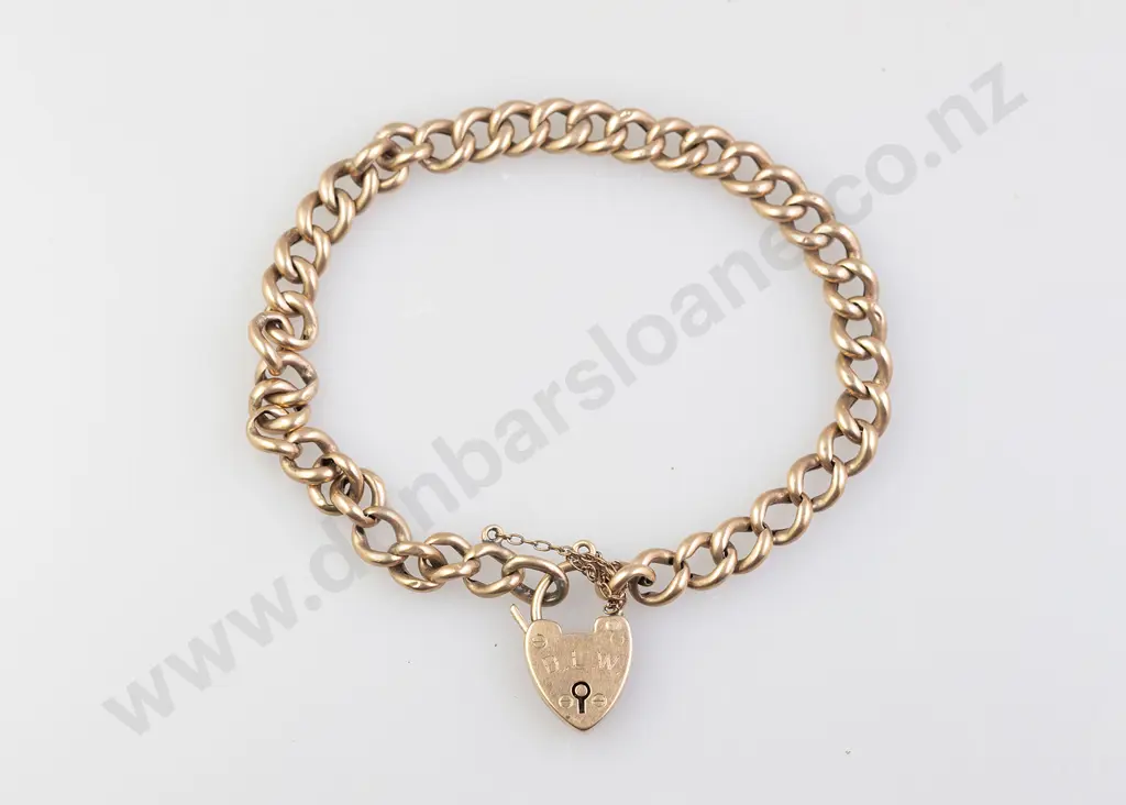 9ct Curb Link Bracelet Image 1++