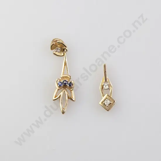 Two 9ct Pendants