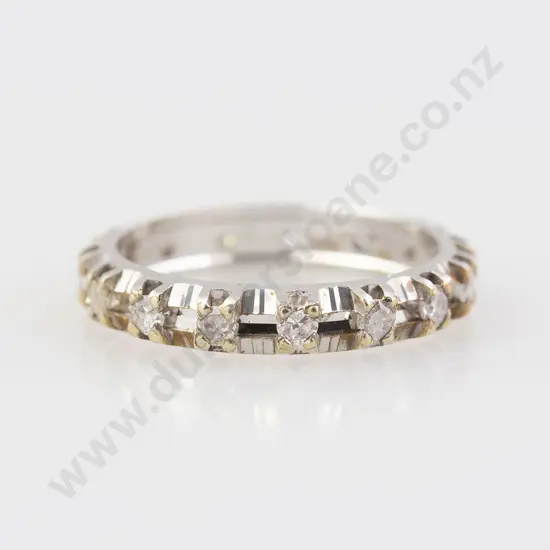 14ct 15stone Diamond Eternity Band