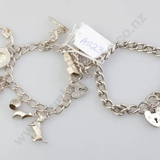 S/S Curb Link Charm Bracelet