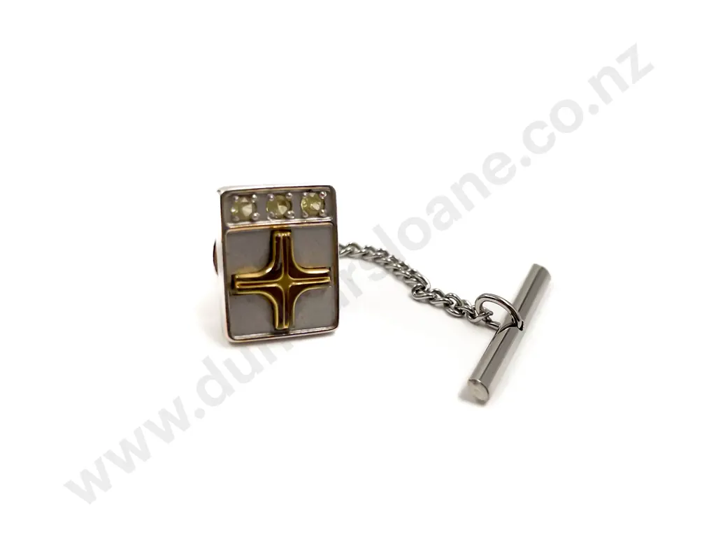 S/S Modern Design Tie Tack Image 1++
