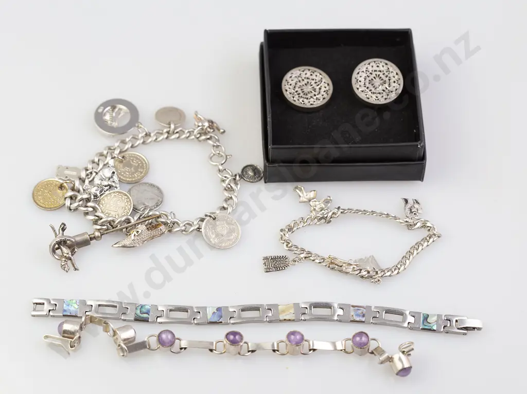 Two S/S Bracelet Charm Bracelets Image 1++