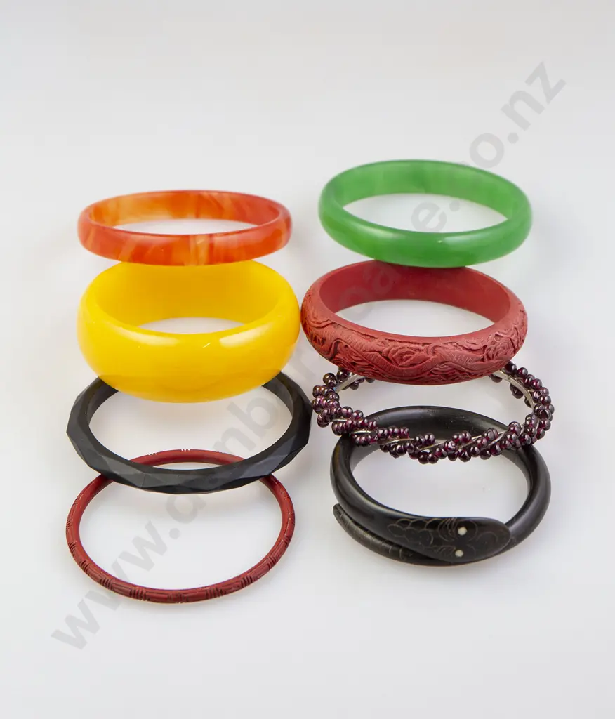 Collection Eight Various Composition Bangles Image 1++