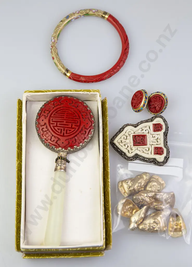 Chinese Cinnabar Lacquer Jewellery Image 1++