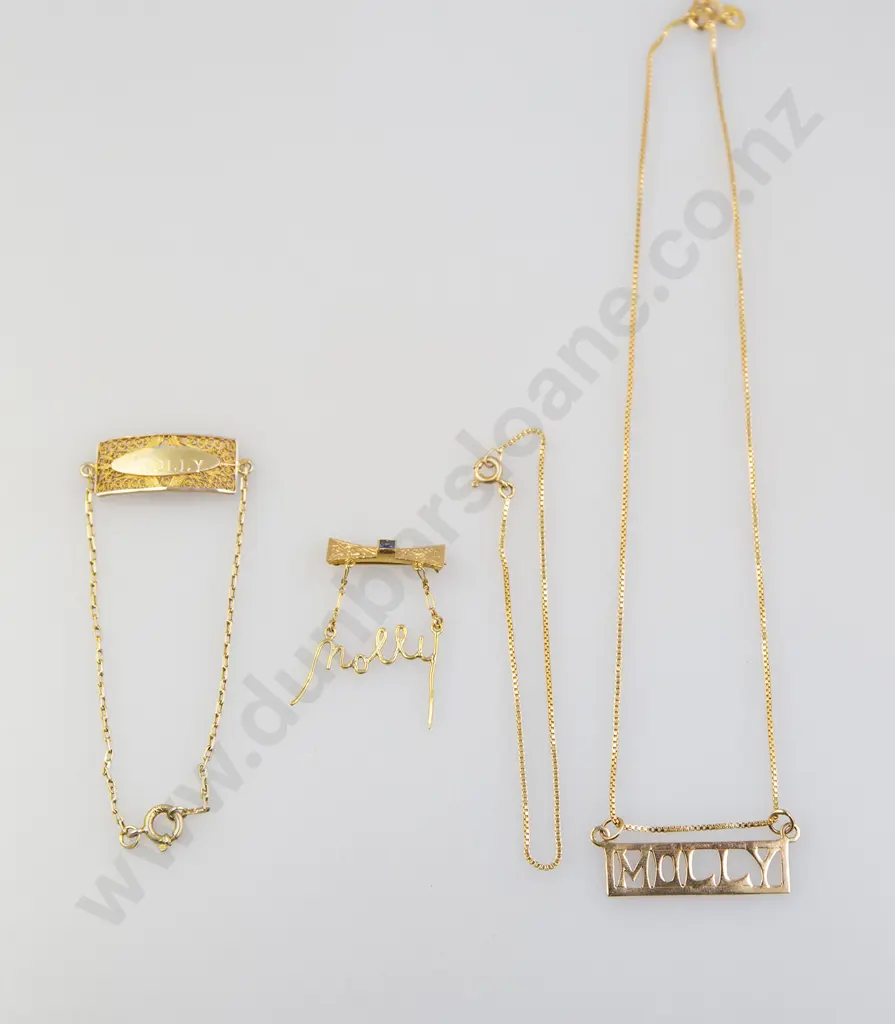Three Gold 'Molly' Pieces Image 1++
