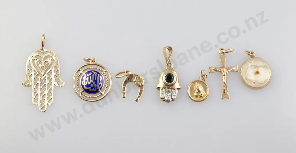 Five 14ct Gold Charms Image 1++