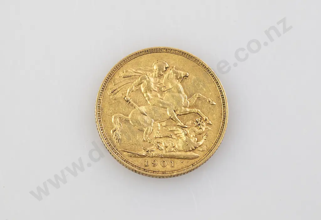 1901 Gold Sovereign Image 1++