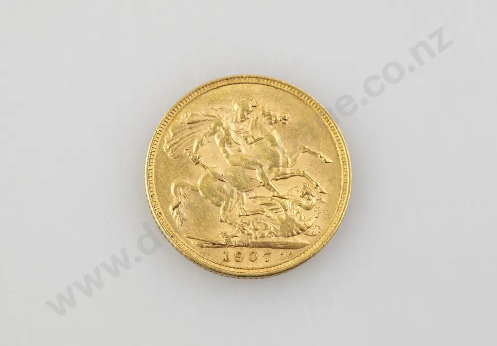 1907 Gold Sovereign Image 1++
