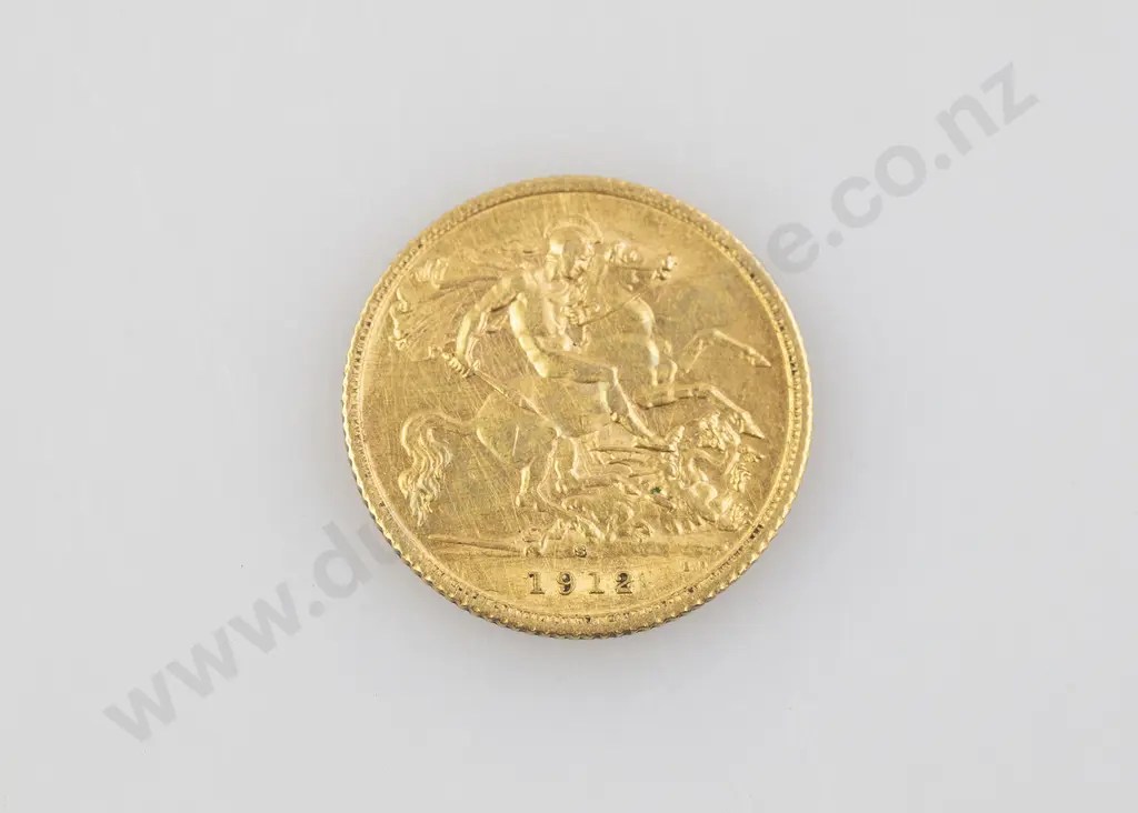 1912 Half Gold Sovereign Image 1++