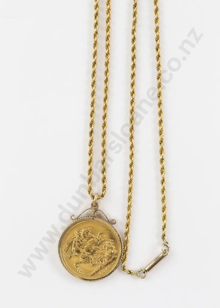 1913 Gold Sovereign Image 1++