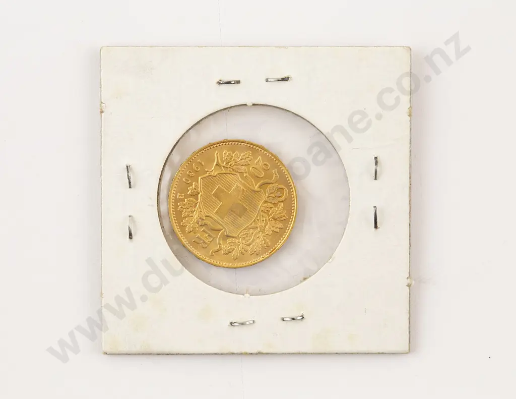 1930 Swiss 20 Franc Gold Coin Image 1++