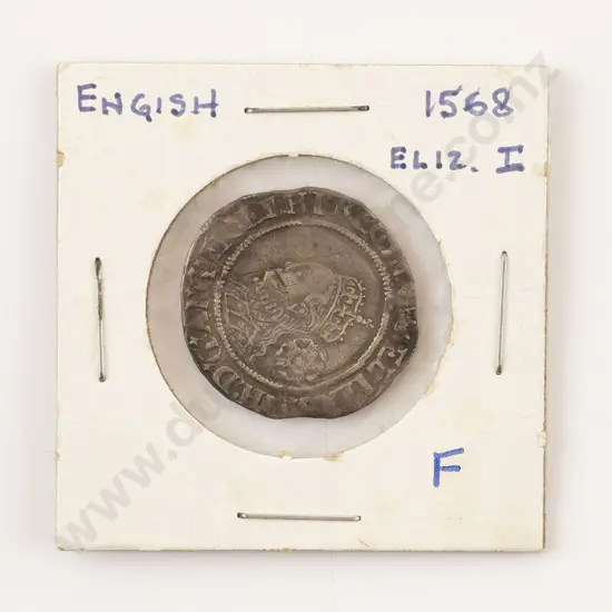 1568 Elizabeth I Silver SIxpence