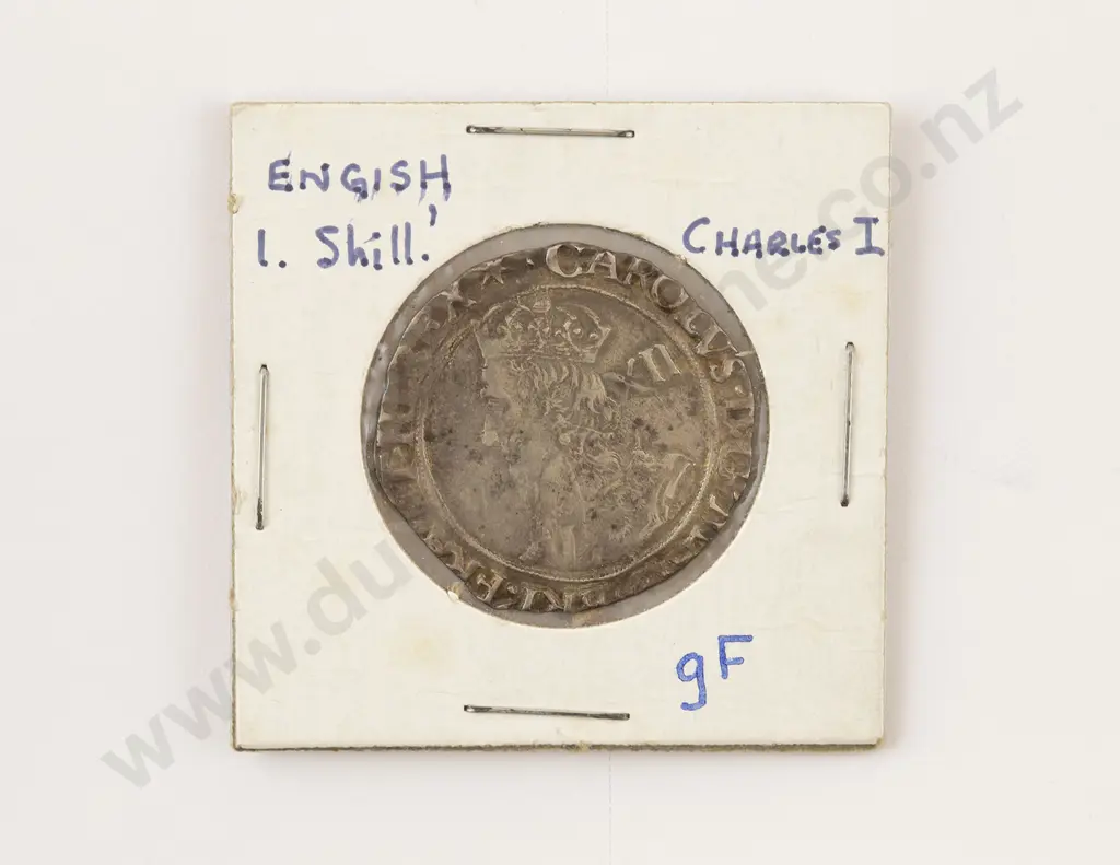 Charles I Silver Shilling Image 1++