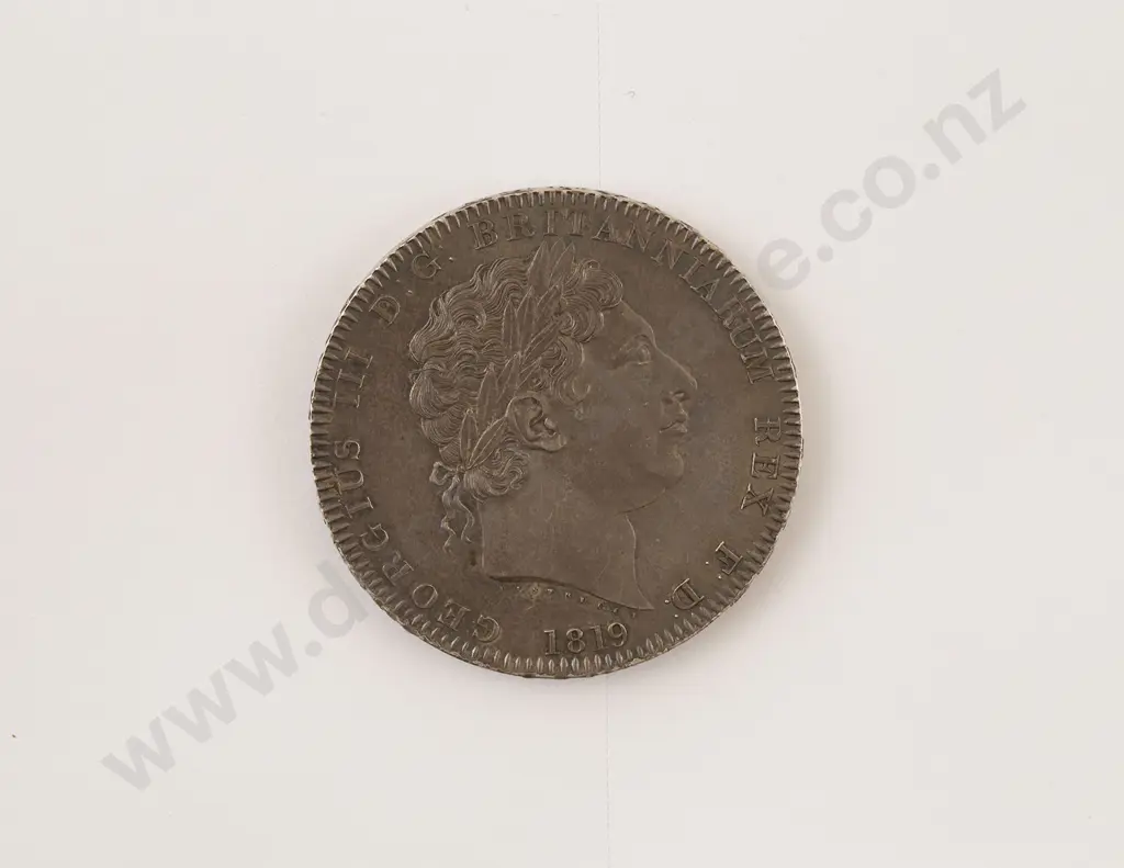 1819 Geo III Silver Crown Image 1++