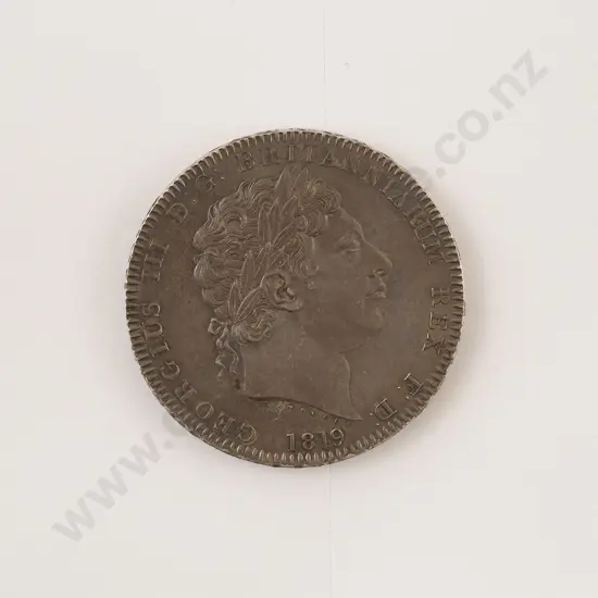 1819 Geo III Silver Crown