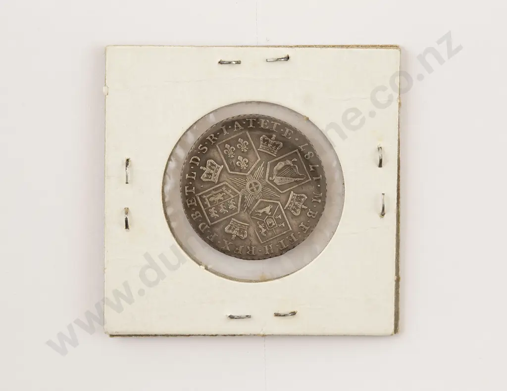 1787 Geo III Silver Shilling Image 1++