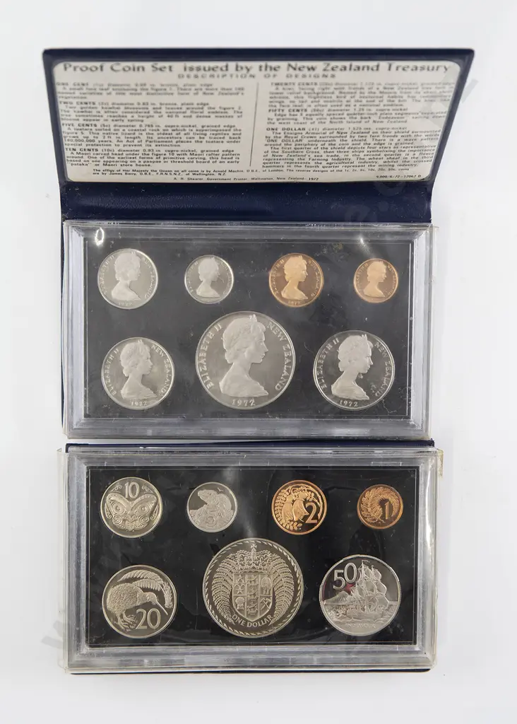 Two NZ Proof Coin Issues Image 1++