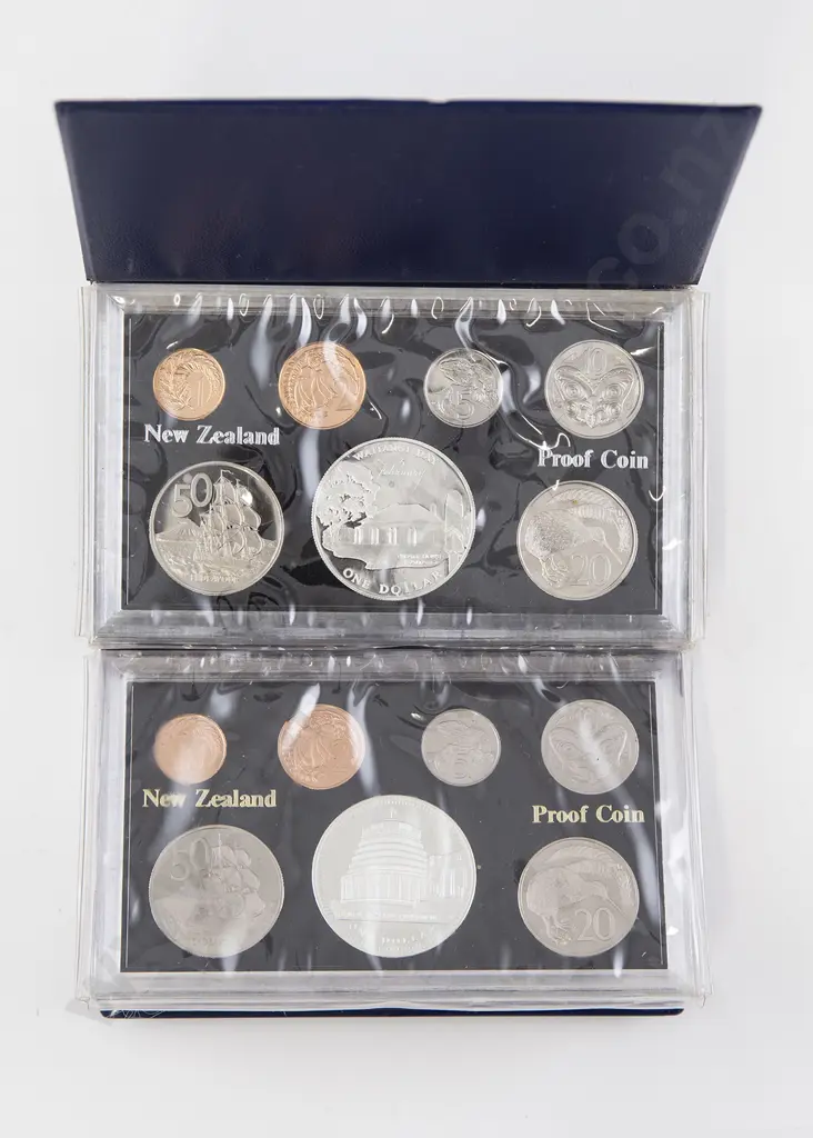 Two NZ Proof Coin Issues Image 1++